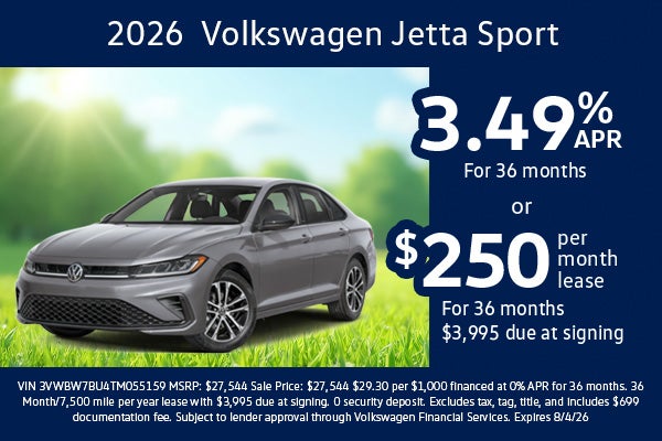2026 Jetta APR/Lease