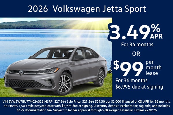 2026 Jetta APR/Lease
