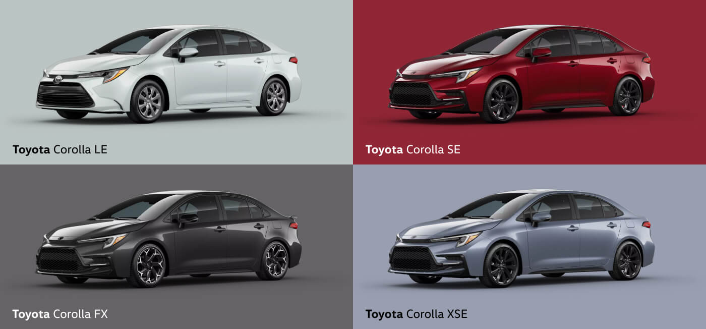 2025 Corolla Trims