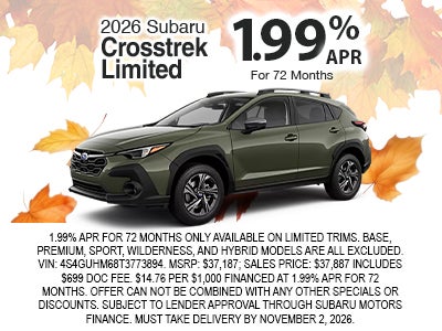 1.99% APR for 72 Months